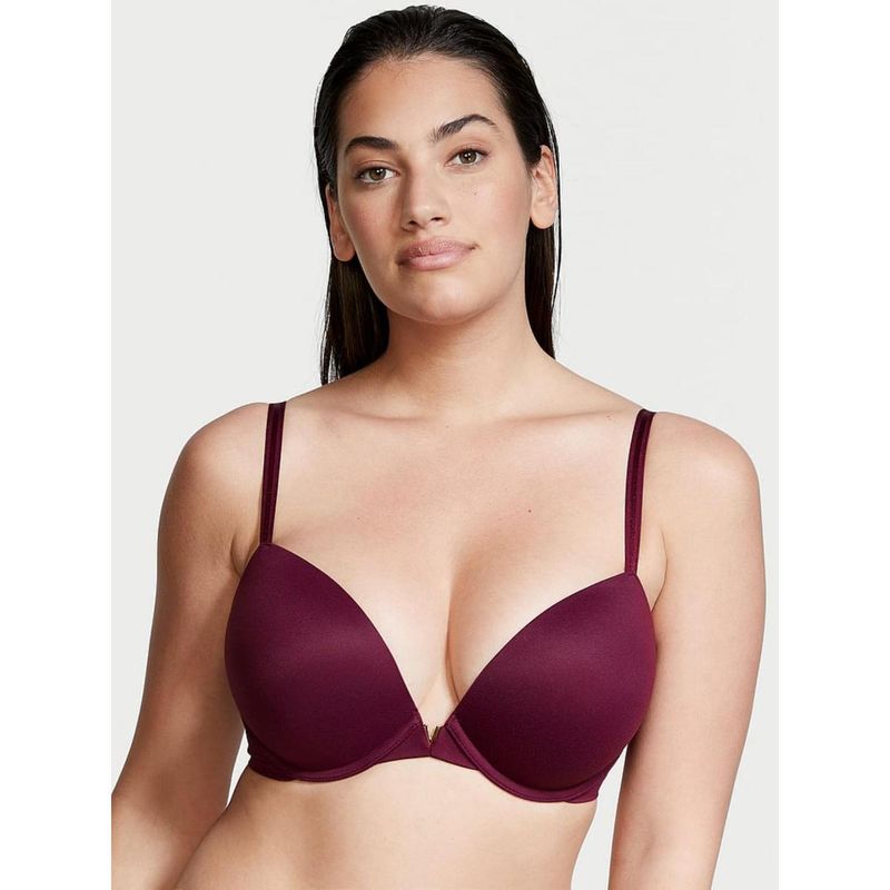Victoria's Secret Love Cloud Push-Up Plunge Bra Wine (38DDD)