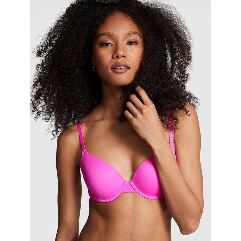 Reggiseno Push Up Victoria's Secret PINK Wear Everywhere - Bianco 34D, Nuovo Con Etichette