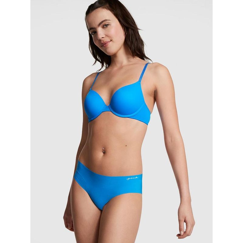 Victoria's Secret Pink Wear Everywhere Push-Up Bra Blue (38B)