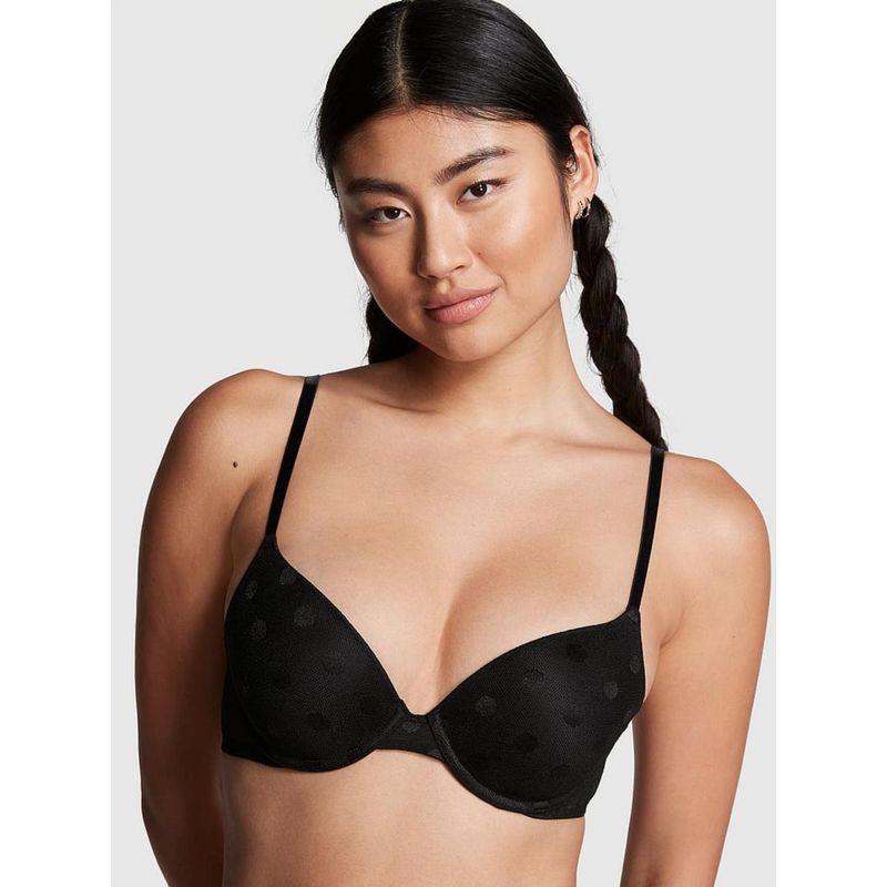 Victoria's Secret Pink Wear Everywhere Wear Everywhere Push-Up Bra Black (36DD)