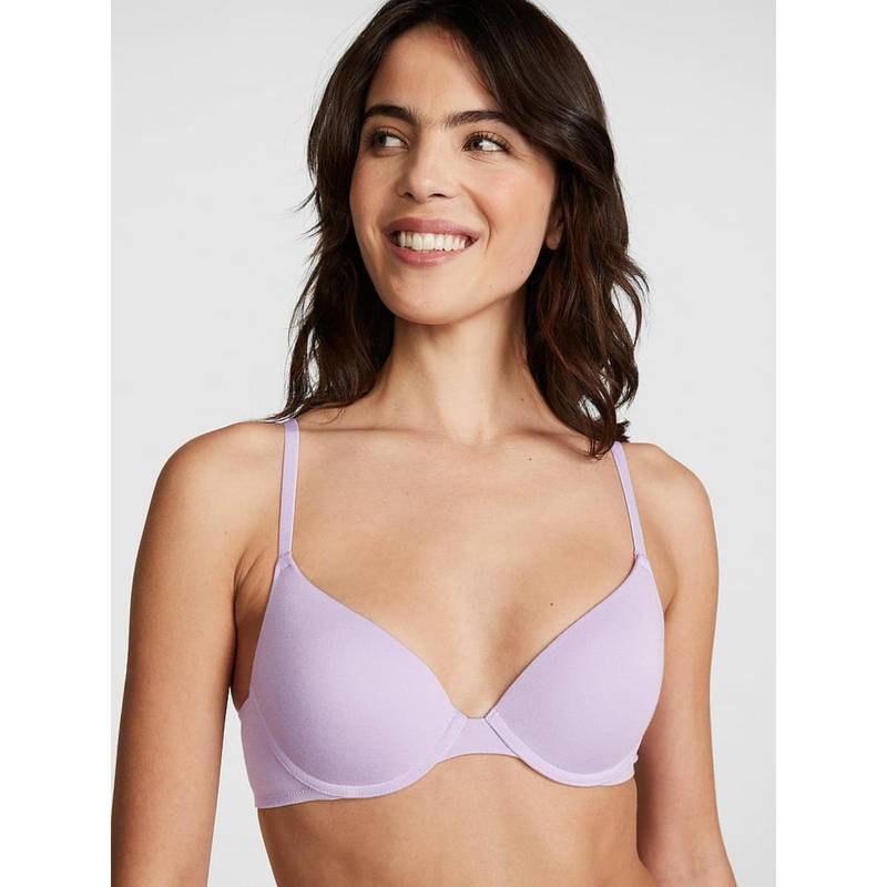 Victoria's Secret Pink Wear Everywhere Wear Push-Up Bra Purple (38DD)