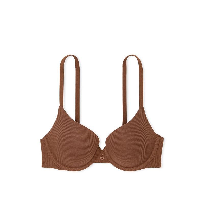 Victoria's Secret The T-Shirt Perfect Shape Cotton Bra Brown (36D)