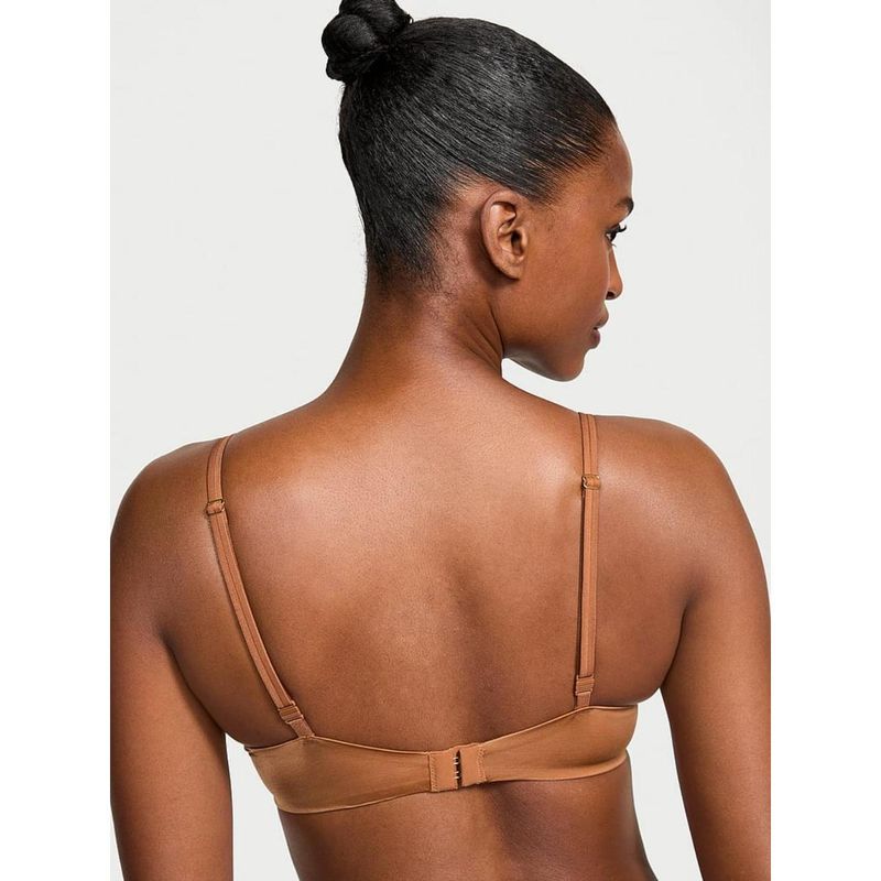 Victoria's Secret Very Sexy Smooth Lace-Trim Push-Up Bra Brown (36C)