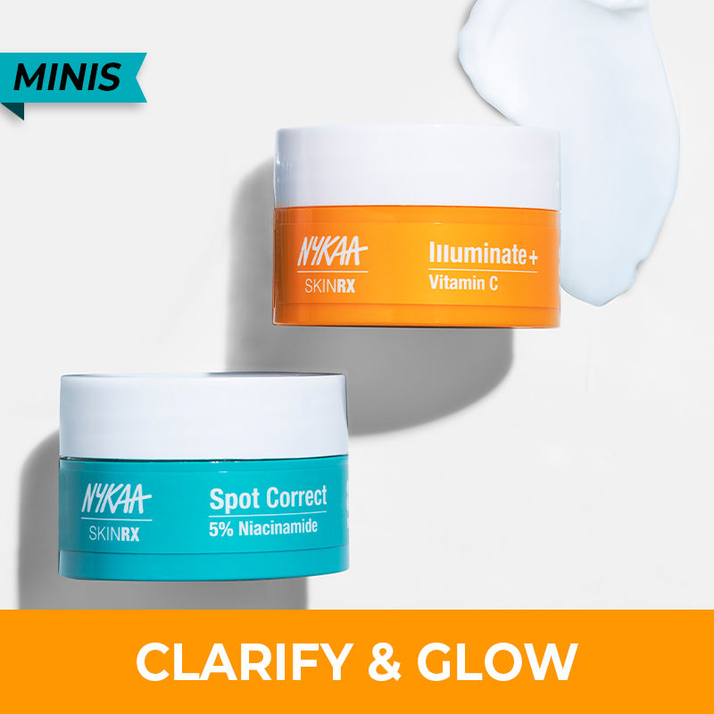 Buy Nykaa SKINRX Clarify And Glow Mini Moisturizer Combo For Oily