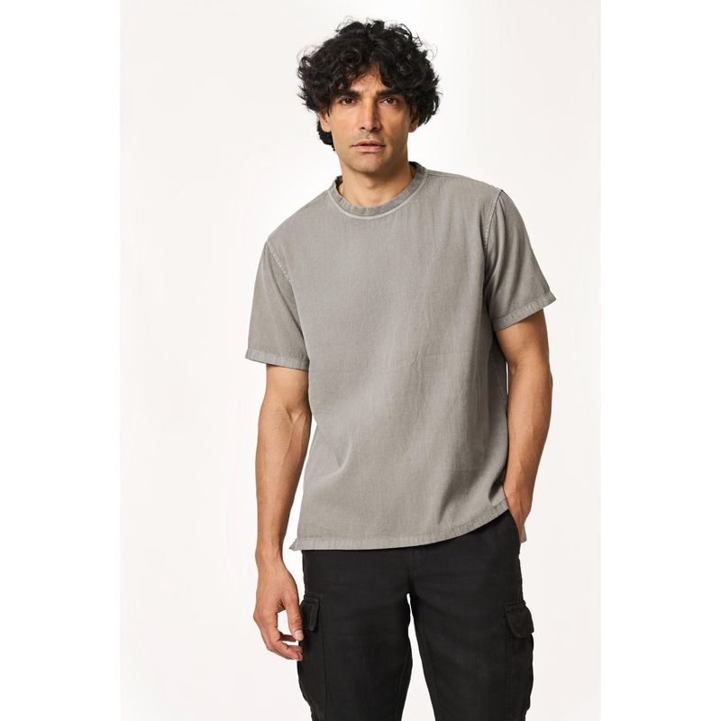 TERRA LUNA Charcoal Solid The Summer T-Shirt (S)