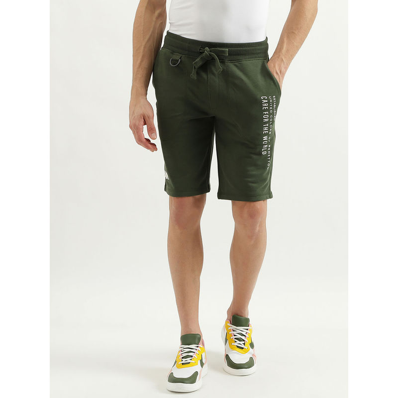 Buy United Colors of Benetton Flat Lock Detail Regular Fit Shorts