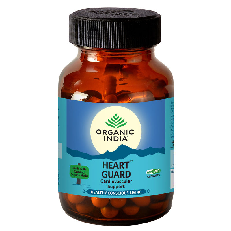 Organic India Heart Guard Bottle  60 Capsules 