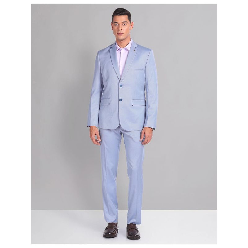 AD By Arvind Tailored Fit Sartorial Two Piece Suit (Set of 2) (42)