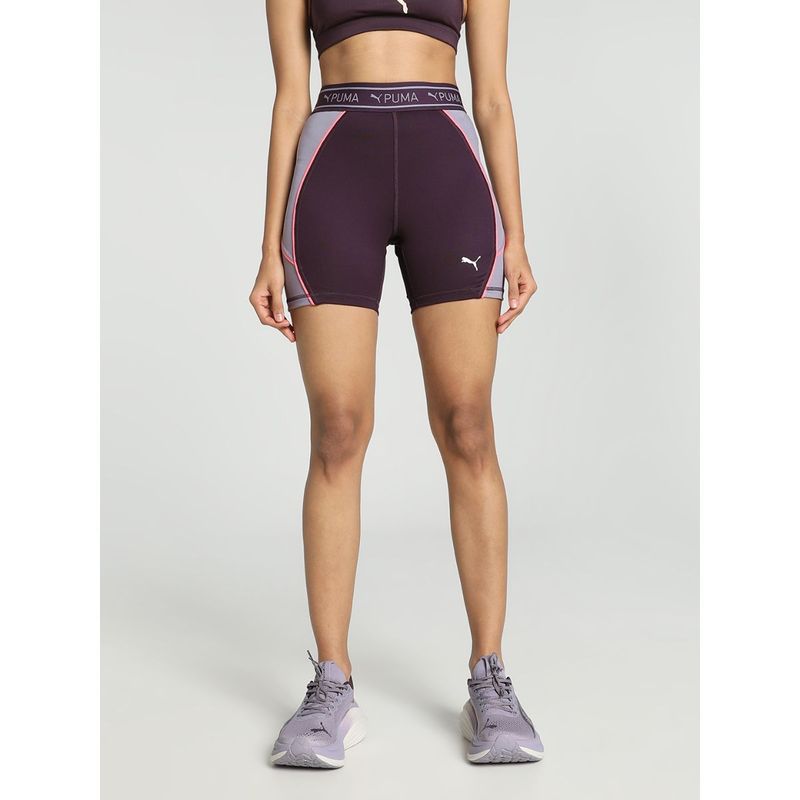 Puma Train Strong 5" Women Purple Shorts (L)