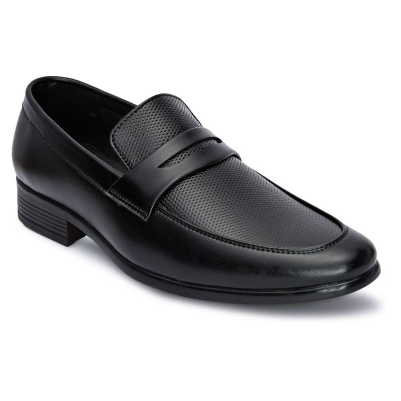 Hydes N Hues Solid Leather Formal Loafers (UK 9)