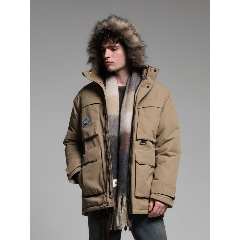 Jack & Jones Brown Regular Fit Jacket (2XL)