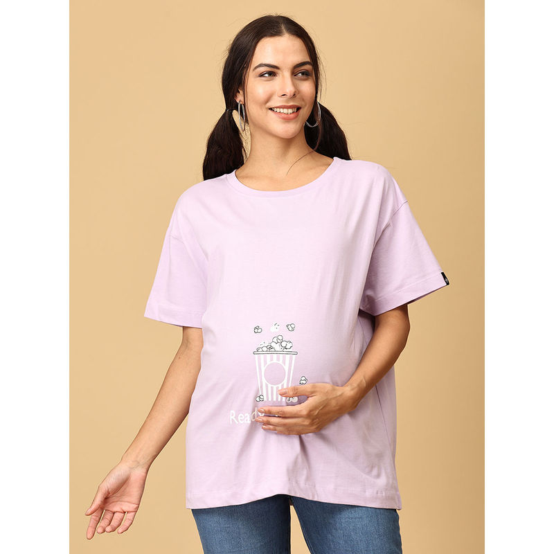 The Mom Store Ready To Pop Oversized Mumma T-Shirt (S)