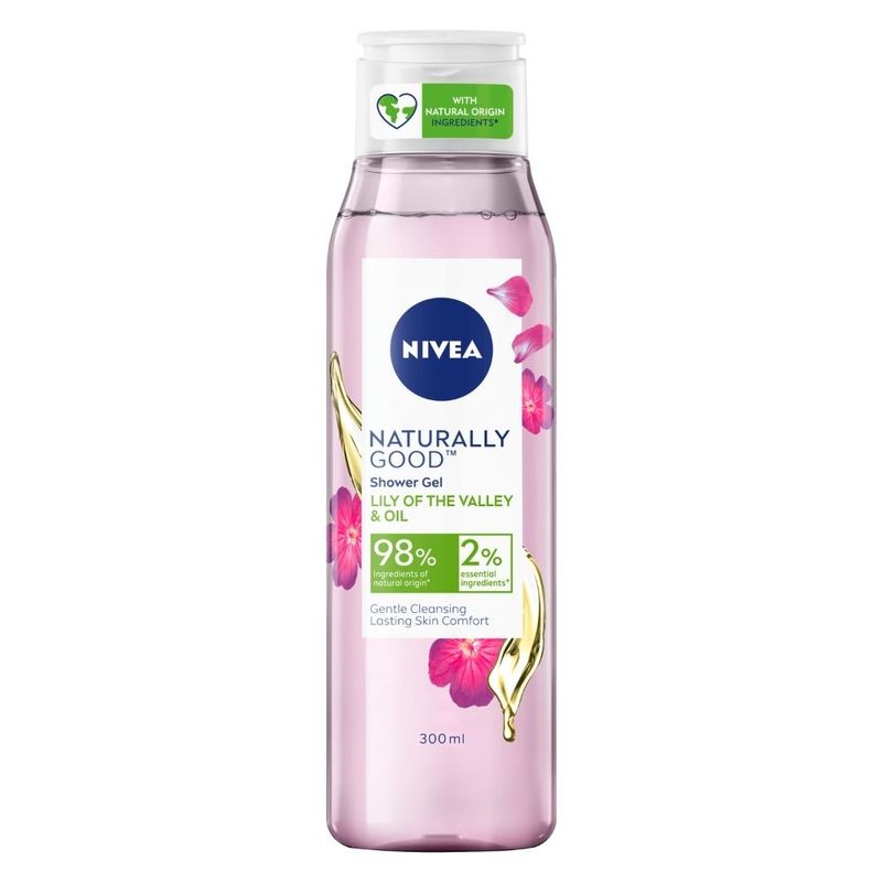 nivea natural shower gel