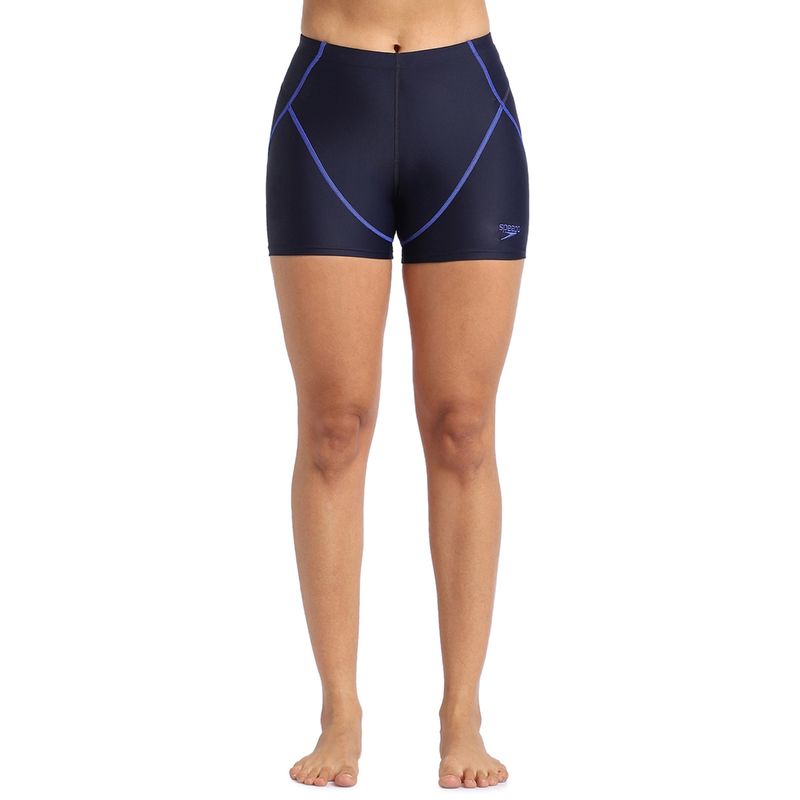 Speedo Women's Endurance10 Sport Shorts - True Navy & True Cobalt (30)
