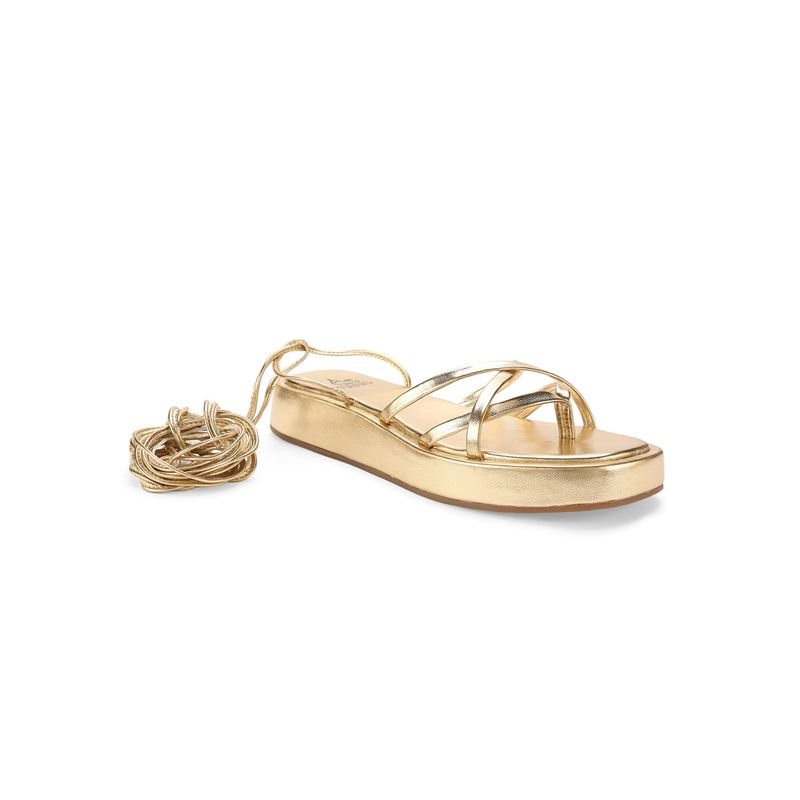 Tao Paris Women Open Toe Platform Wedge Tie-up Sandal (UK 8)