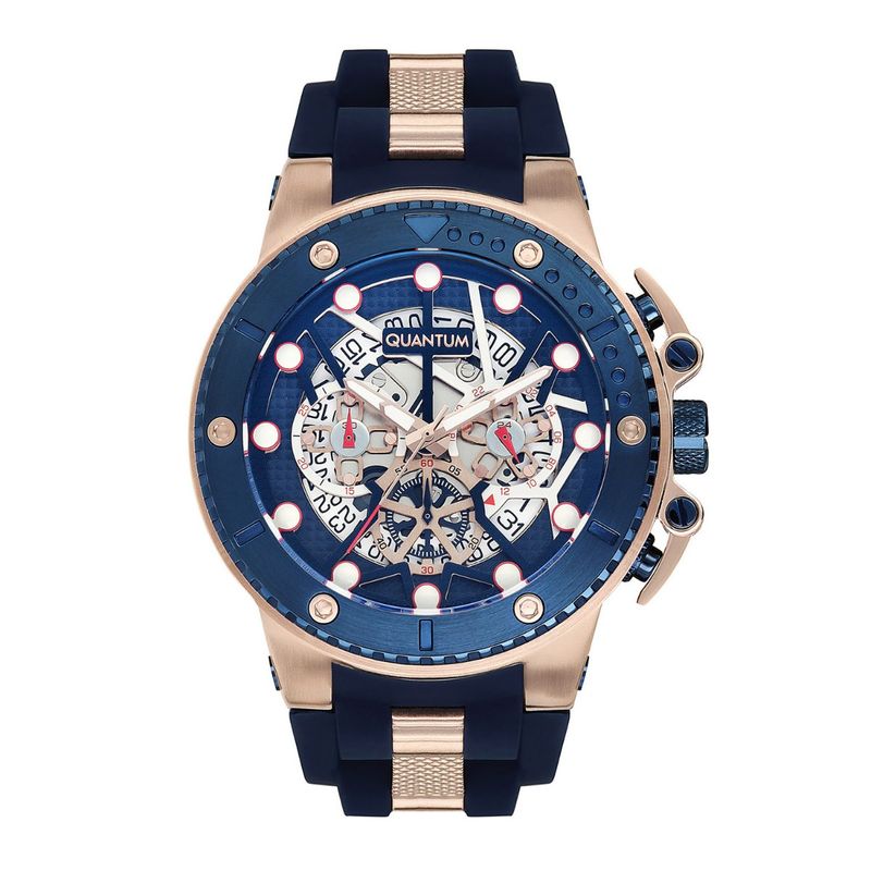 Buy Quantum Men's Chronograph Black Dial Watch – HNG859.658 Online in UAE |  Sharaf DG