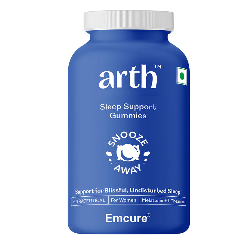 Arth Melatonin Sleep Gummies with L-theanine & Chamomile Extract, By Emcure Pharma