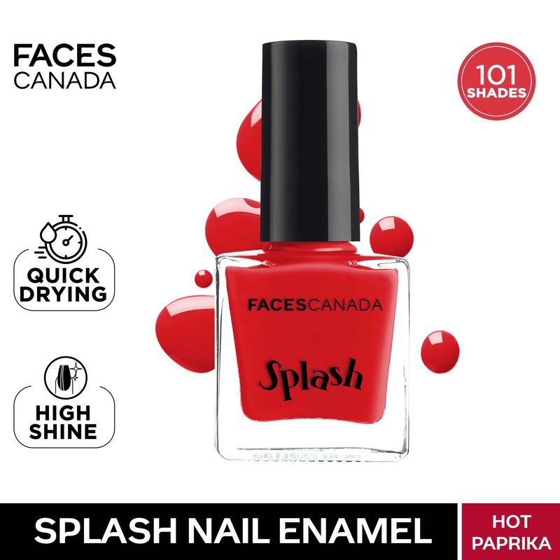 Faces Canada Splash Nail Enamel - Hot Paprika