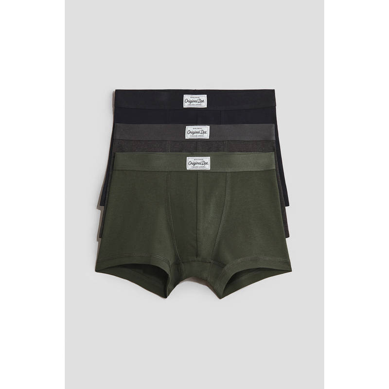 H&M Boys Multi-Color 3-pack cotton trunks (8-10 Years)