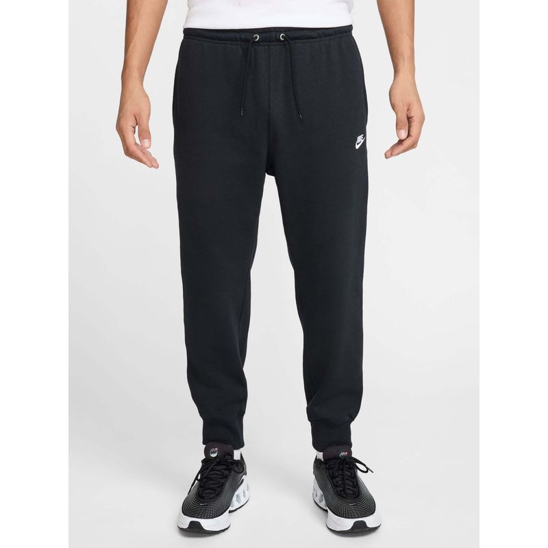 Nike Club Men Black French Terry Joggers (M)