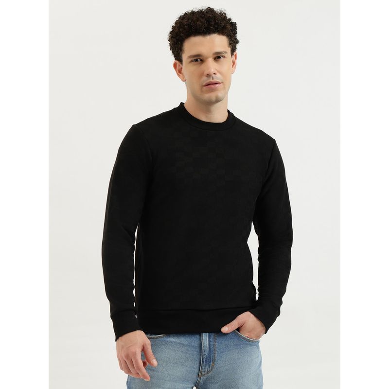 United Colors of Benetton Regular Fit Round Neck Textured Classic Polar Lining Sweatshirt (XL)