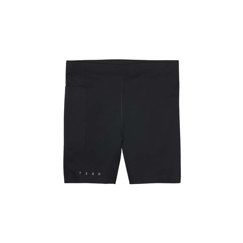 Tego Black Solid Regular Fit Shorts (S)
