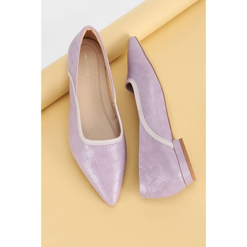 Van Heusen Women Lilac Ballerina (UK 6)