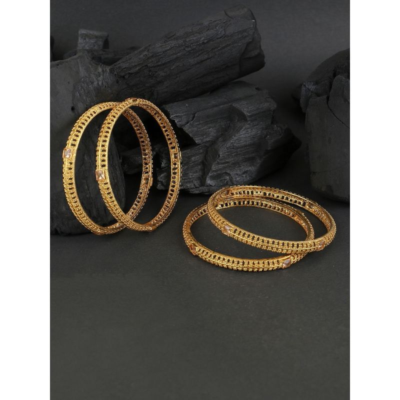 Adwitiya Gold Plated Beautiful Handcrafted Bangle (2.4)