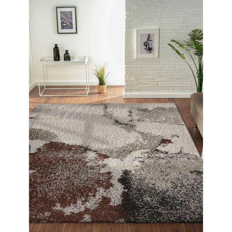 OBSESSIONS Polypropylene Modern Abstract Floor Rugs Multi Color (2