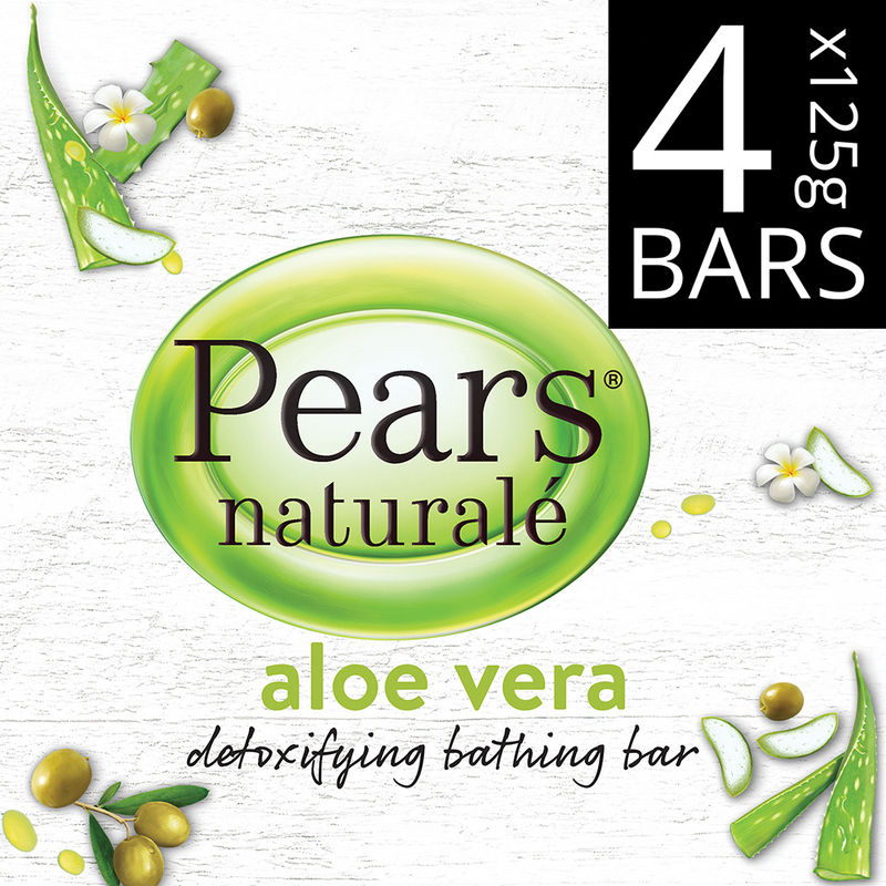 Buy Pears Naturale Aloe Vera Detoxifying Soap Bar Pack Of 4 Online