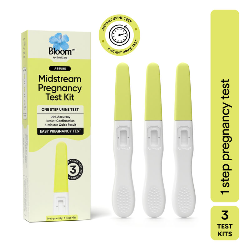 Buy Bloom by Boldcare Midstream Pregnancy Test Kit - Pack Of 3 Online