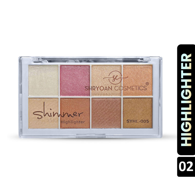 Shryoan Shimmer Highlighter Powder - Multicolored - 2