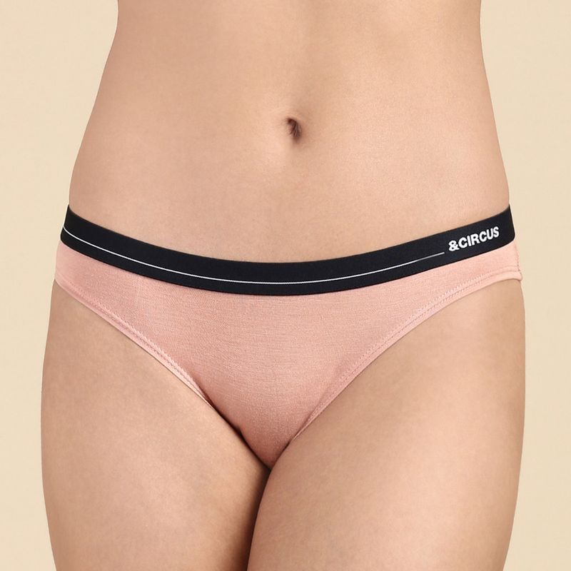 Tailor and Circus Tencel Modal Micro Womens Bikini - Nude (S)