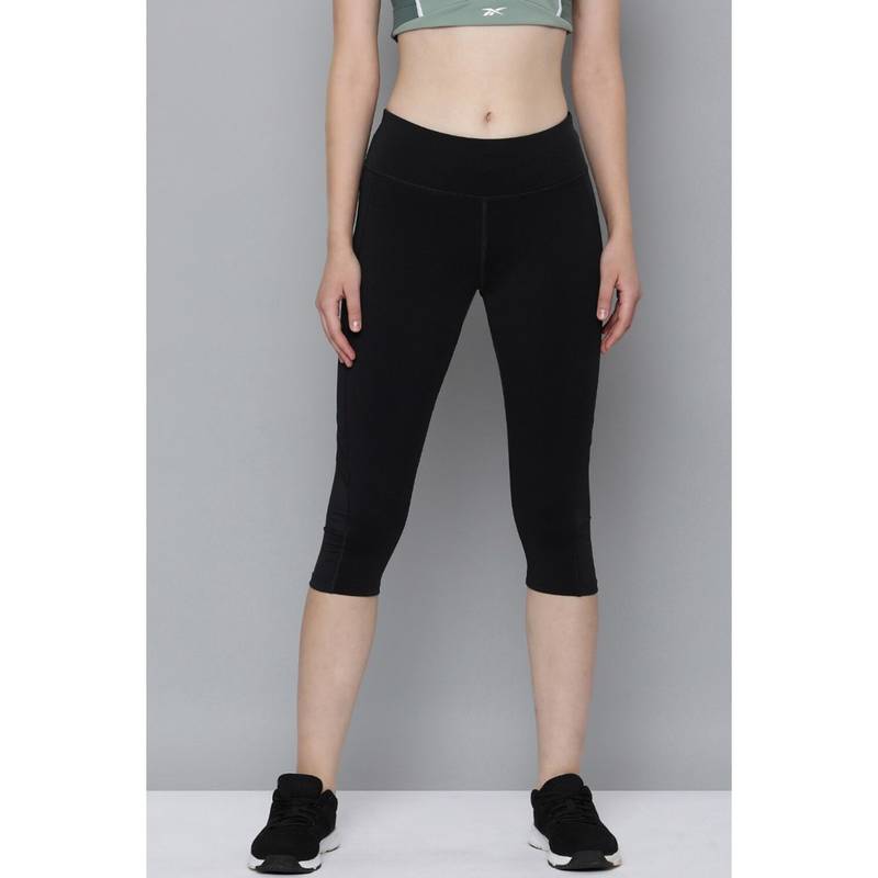 Reebok Womens Wor Mesh Capri Tight (XS)
