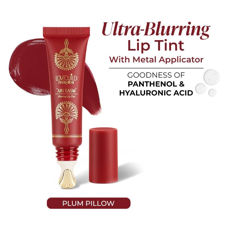 LoveChild Masaba Air Gasm Blurring Lip Tint - Plum Pillow