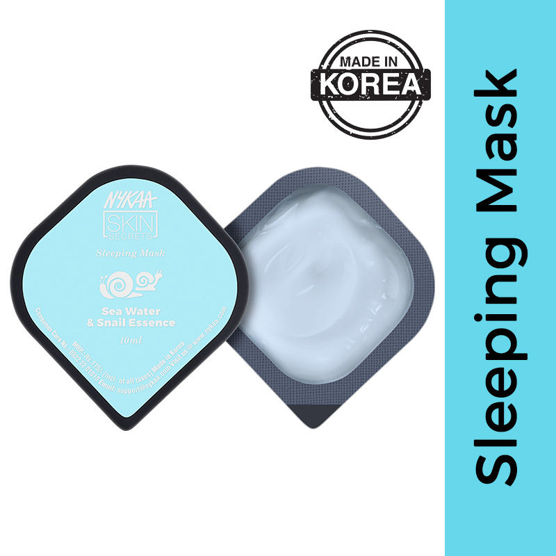 Nykaa Skin Secrets Sea Water & Snail Essence Sleeping Mask