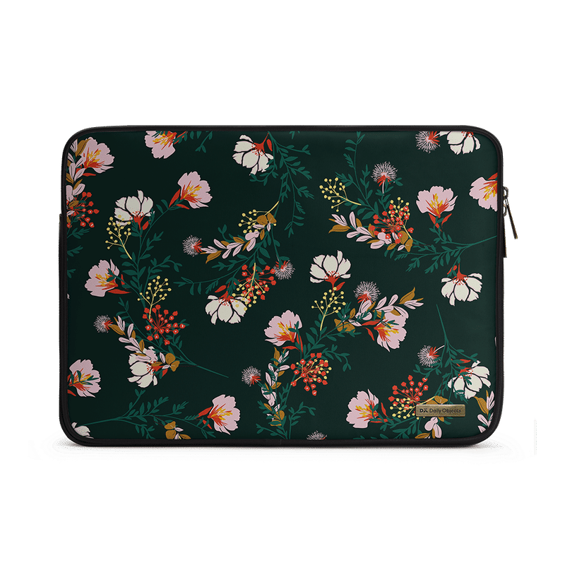 Dailyobjects Lush Midnight Zippered Sleeve For Laptop/macbook - 15 Inch