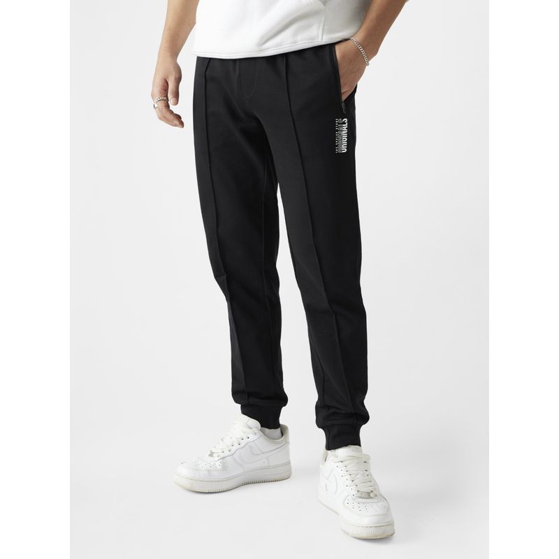 The Souled Store Original Jet Black Men Joggers (L)
