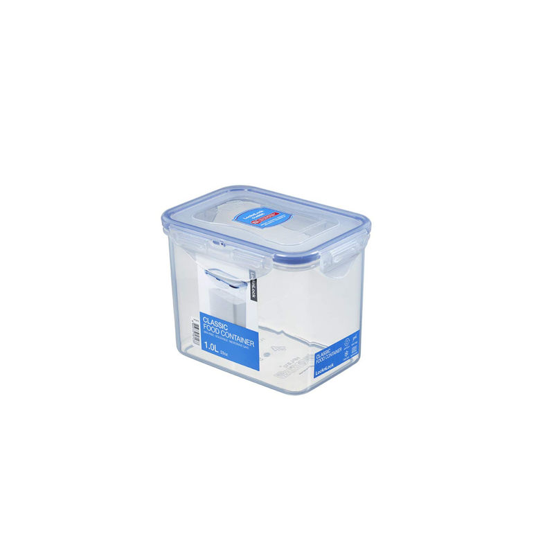 Lock & Lock Hpl812 Classics Tall Rectangular Food Container, 1 Litre