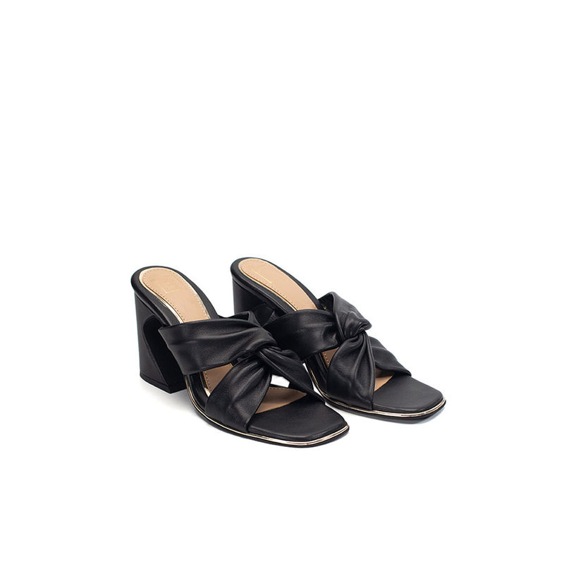 Heel Your Sole LULU Black Sandal Heels (EURO 37)