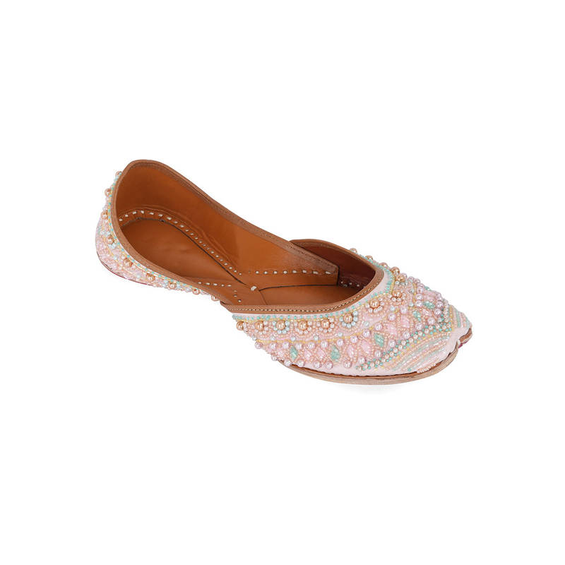 NR BY NIDHI RATHI Women Embroidered Multi-Color Juttis (EURO 36)