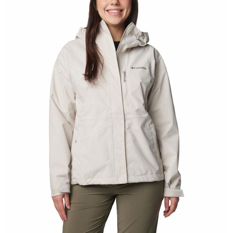 Columbia Womens Beige Omni-Tech Hikebound II Rain Jacket (XS)