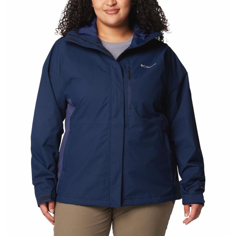 Columbia Womens Navy Omni-Tech Hikebound II Rain Jacket (XS)