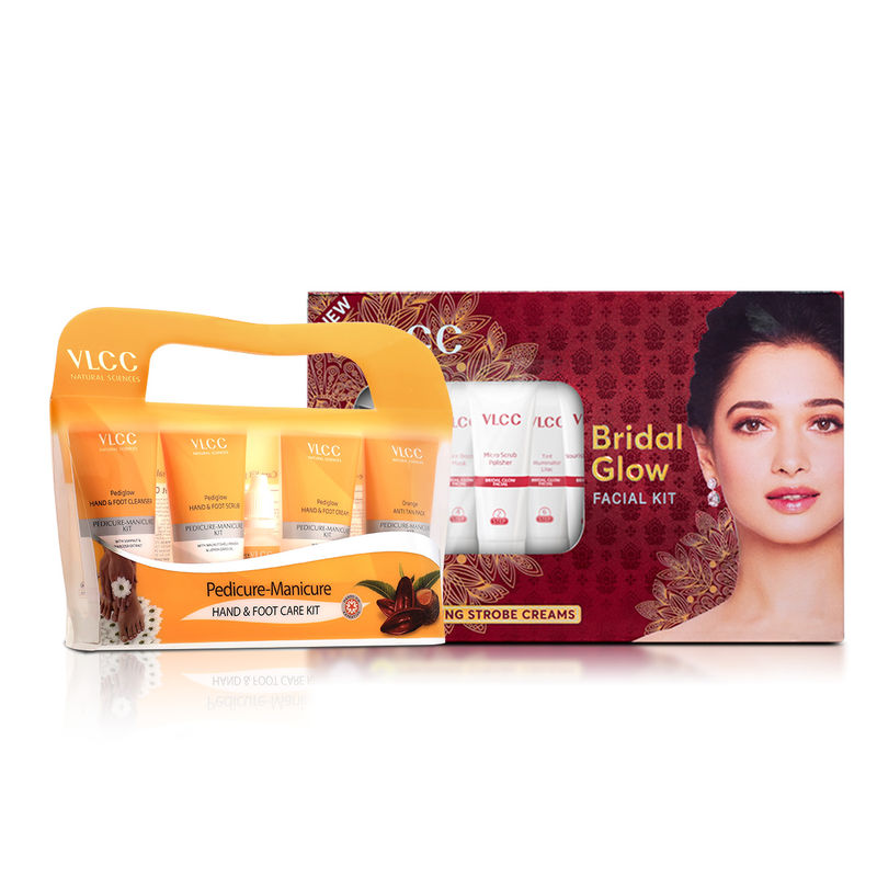 Buy VLCC Bridal Glow Facial & Pedicure Manicure Kit Online