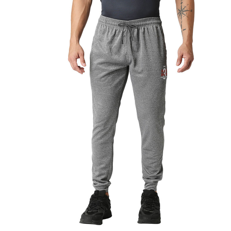 Black Panther Mens Light Grey Mel Joggers (L)