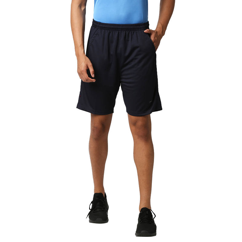 Black Panther Mens Navy Blue Long Shorts (L)