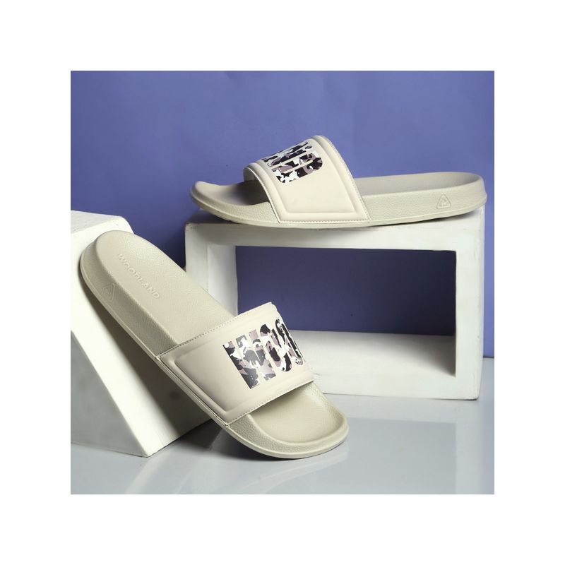 WOODLAND Eva Casual Nude Sliders For Men (EURO 41)
