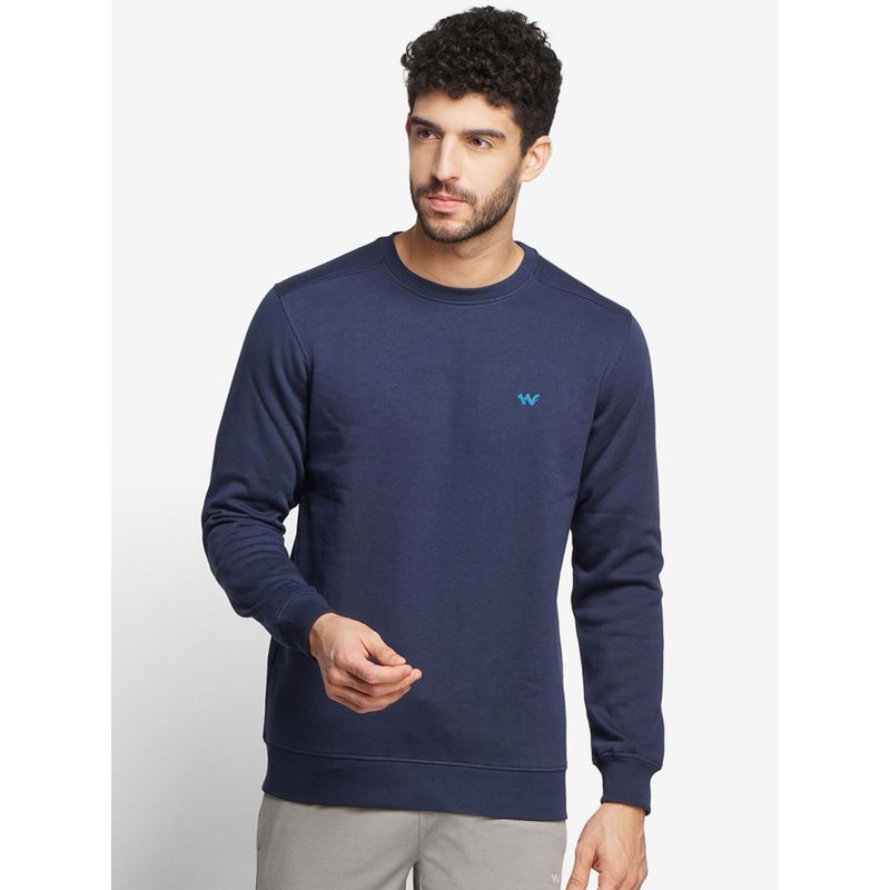Buy Wildcraft Men Navy Blue Sweatshirt Online