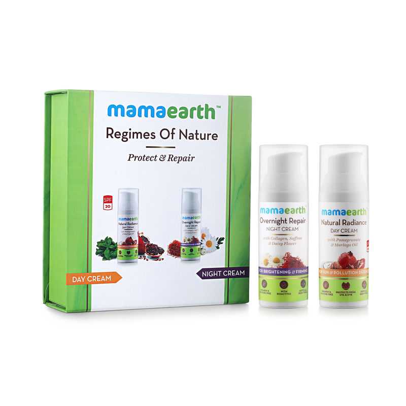 Mamaearth Skin Care Regime Kit - Day & Night Cream Combo
