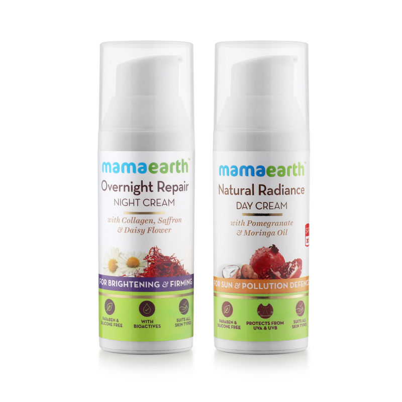Mamaearth Skin Care Regime Kit Day & Night Cream Combo Buy Online in